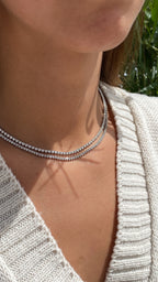 Steffi Half Tennis Necklace 2.78 ct