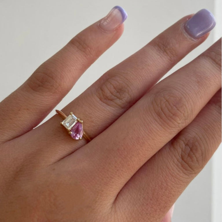 Alexis Diamond Ruby Ring