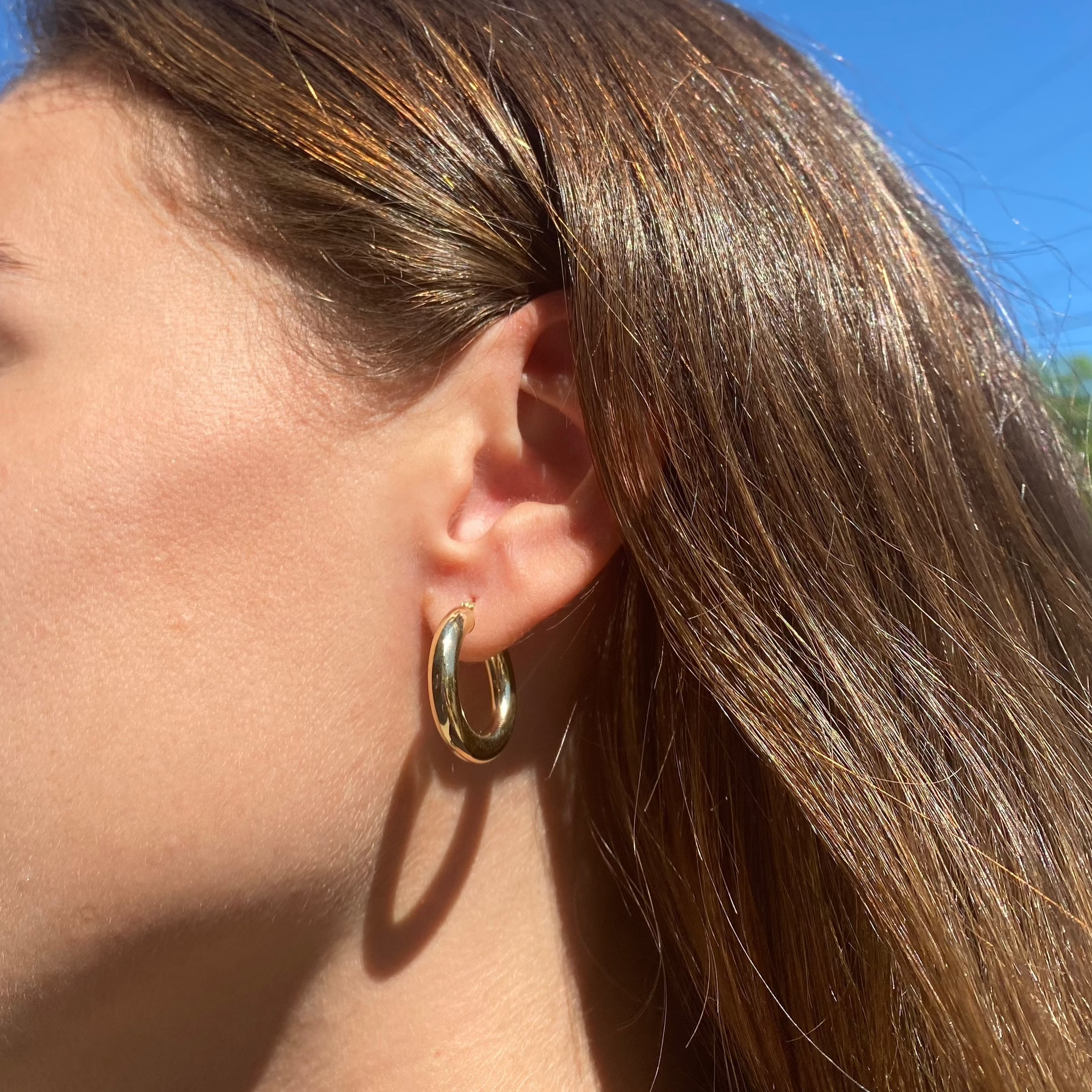 Ariel Gold Hoops