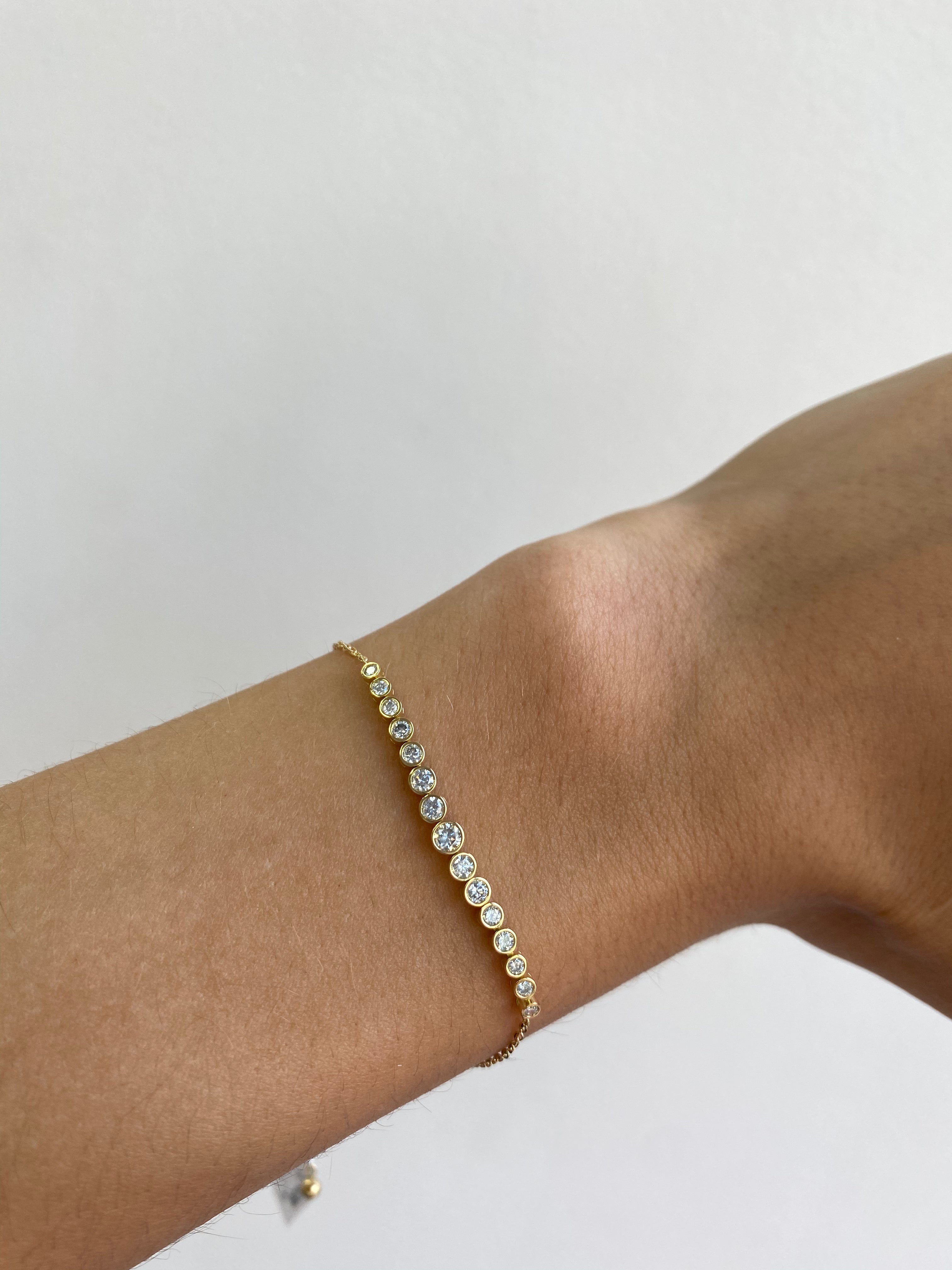 Tania Diamond Chain Tennis Bracelet