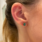 Tamara Emerald Studs
