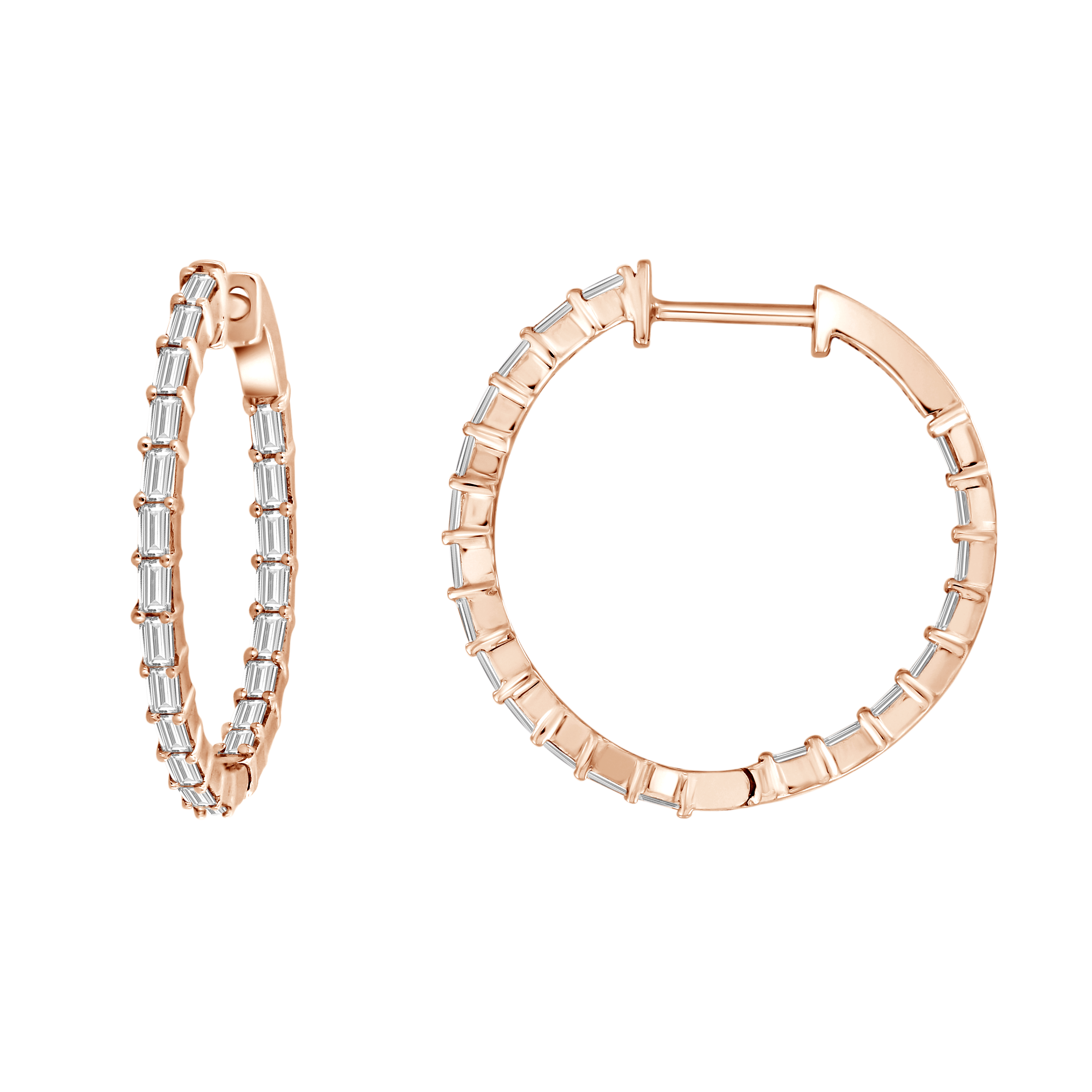 Priscilla Diamond Hoops