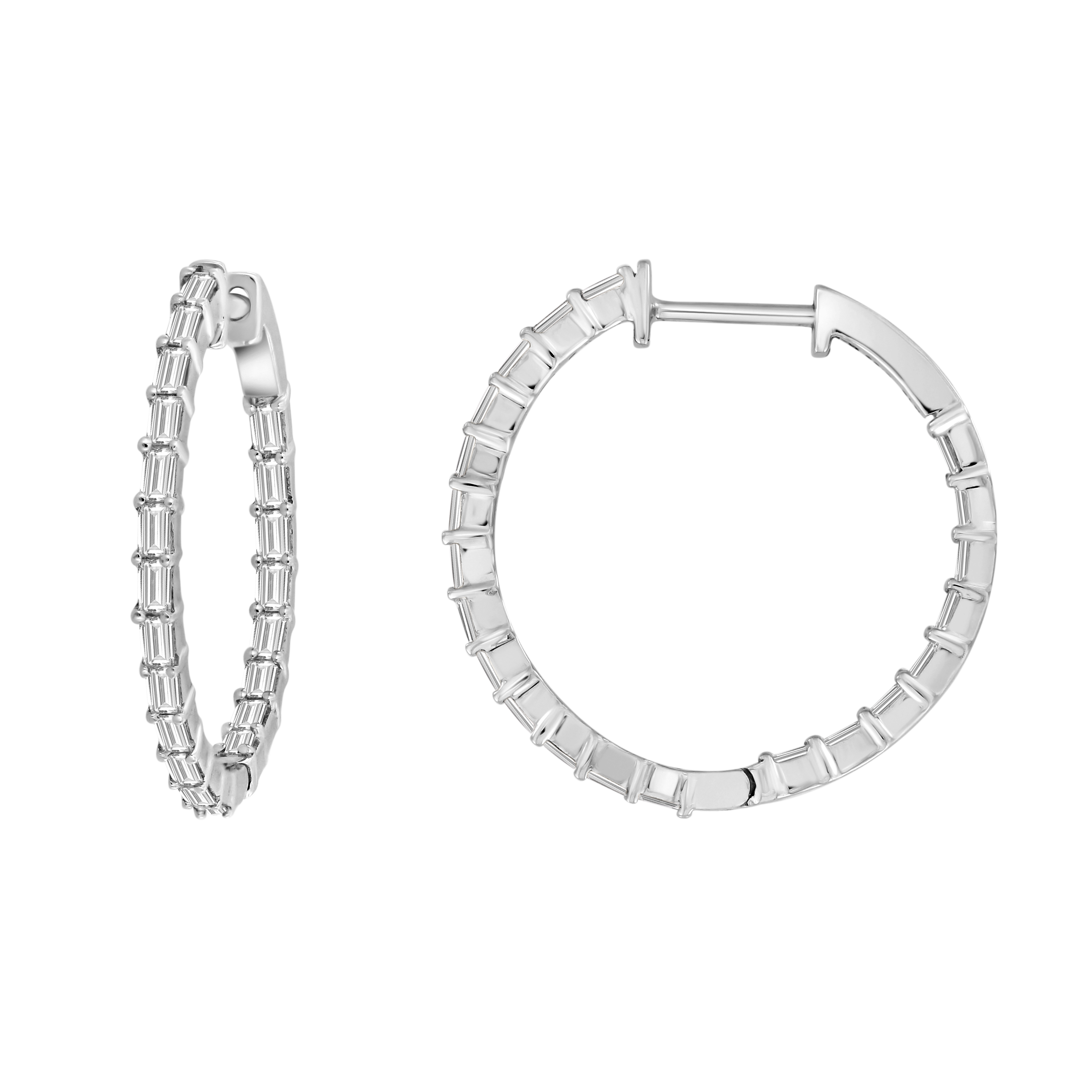Priscilla Diamond Hoops