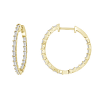 Priscilla Diamond Hoops