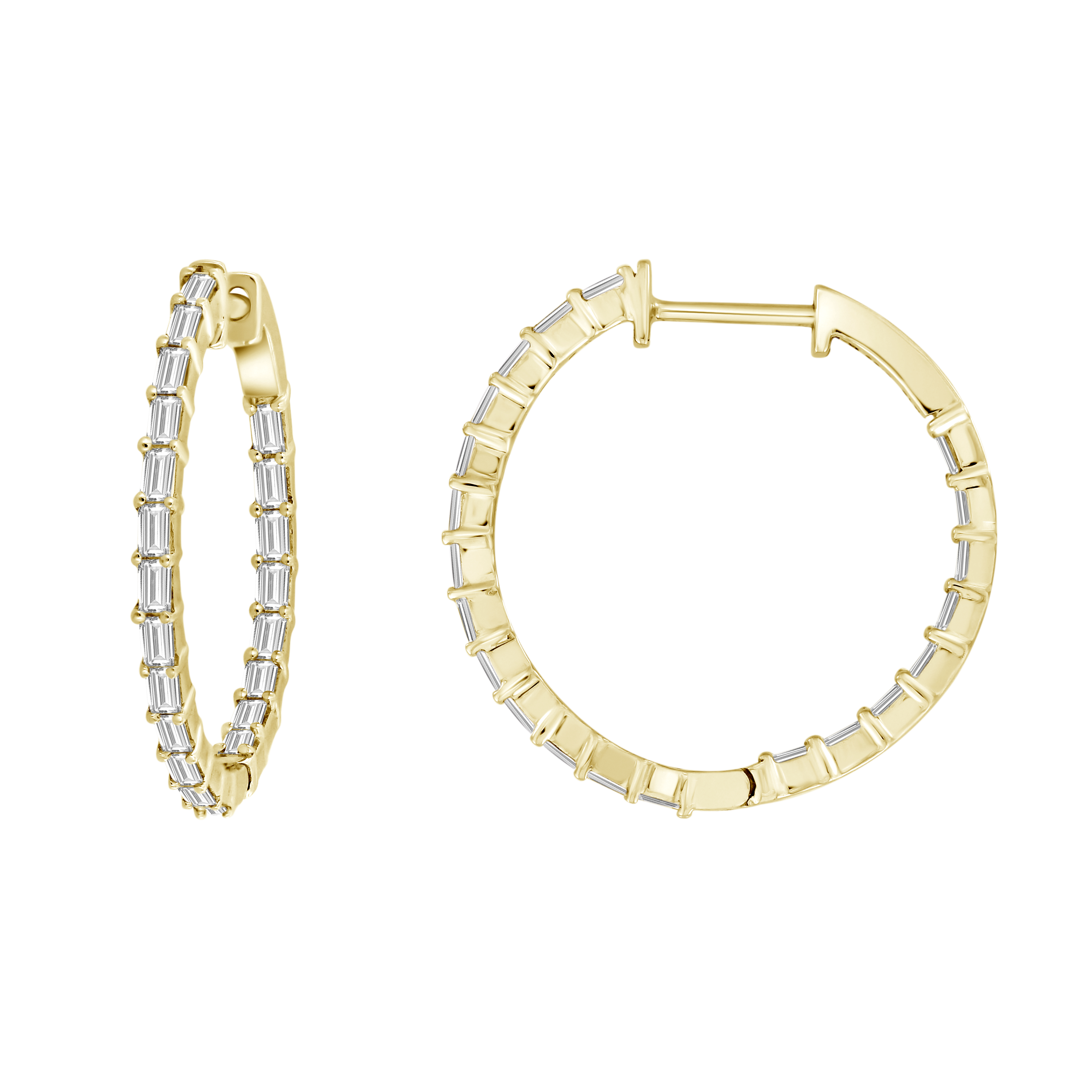 Priscilla Diamond Hoops