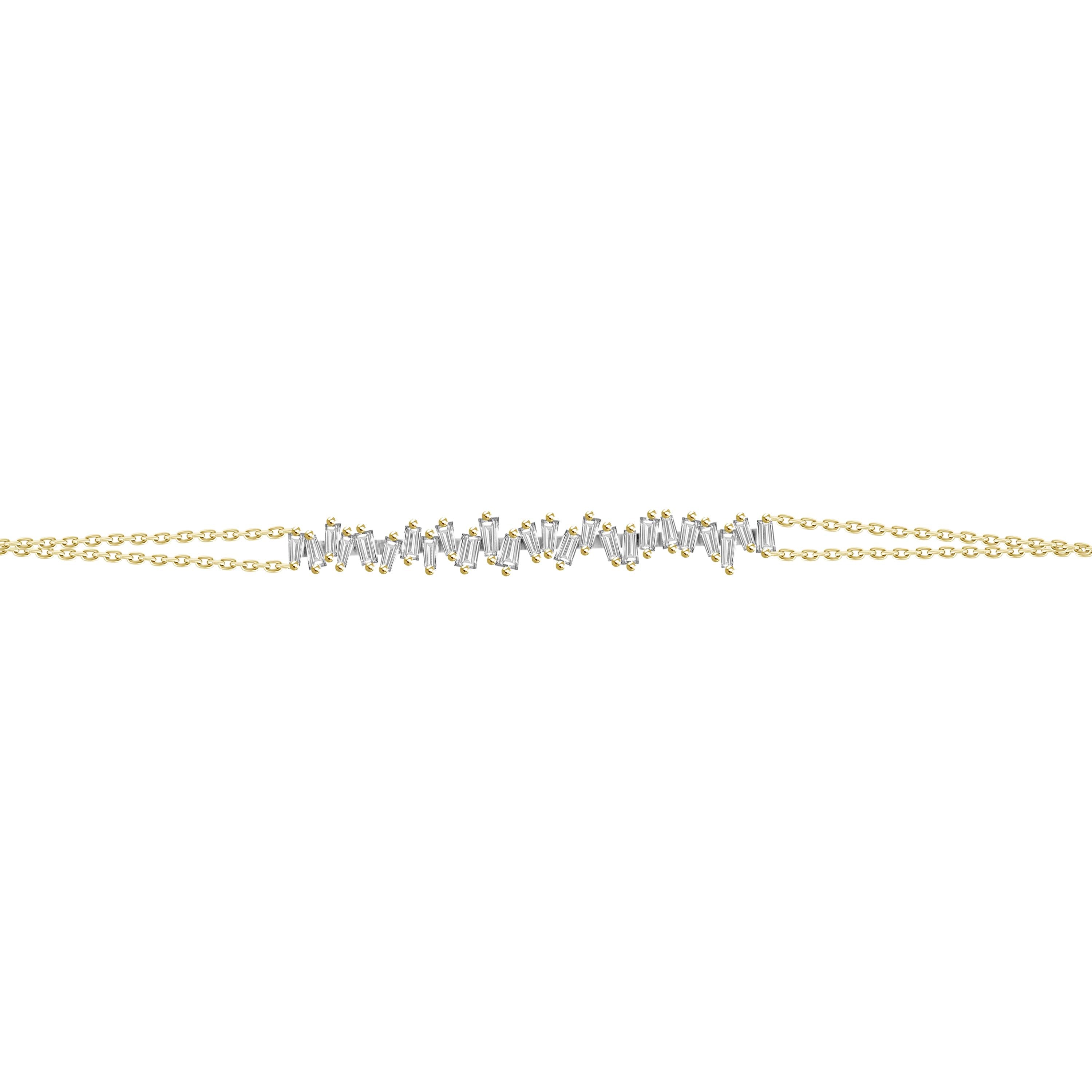 Anna Baguette Diamond Bracelet