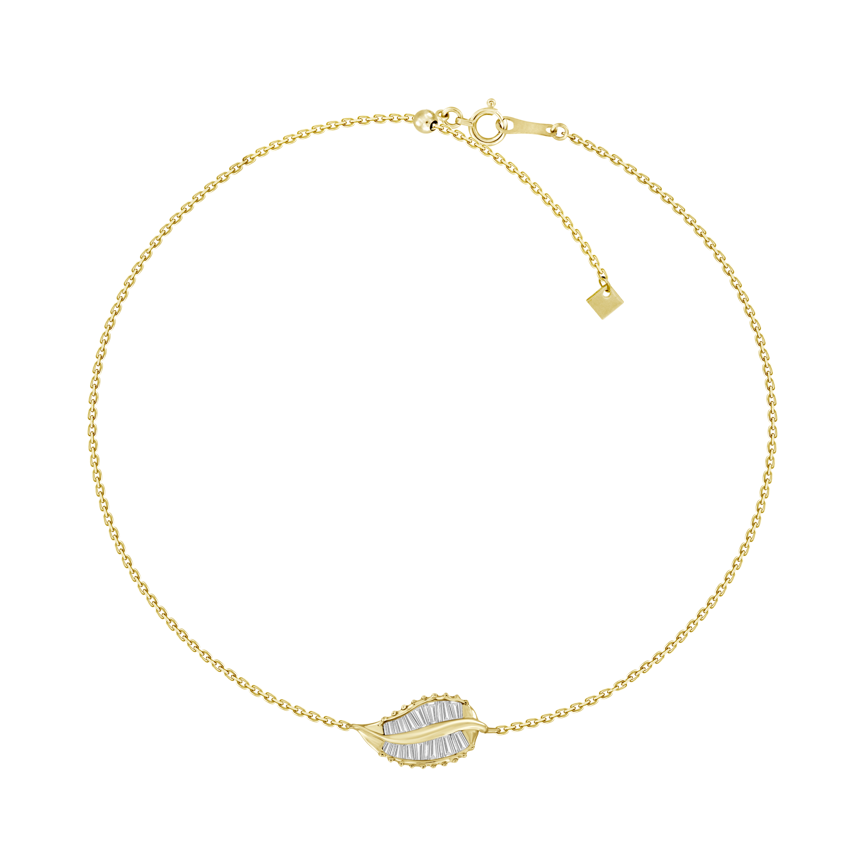 Flora Baguette Diamond Bracelet