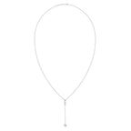 Olaya Bezel Lariat Necklace