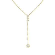 Load image into Gallery viewer, Olaya Bezel Lariat Necklace
