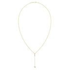 Olaya Bezel Lariat Necklace
