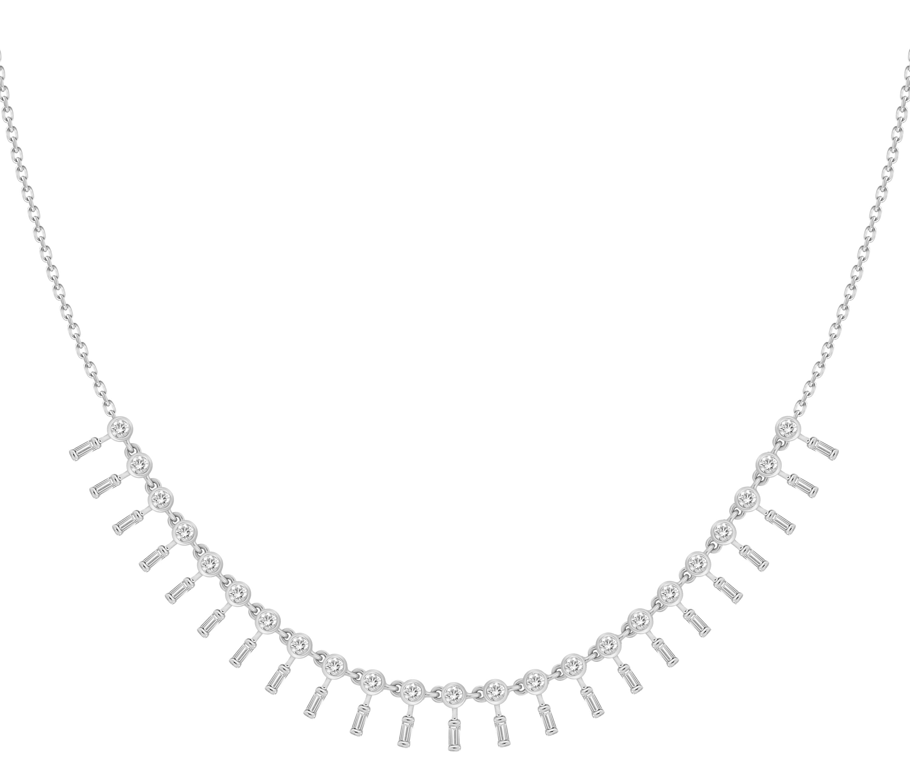 Antonia Diamond Station Necklace