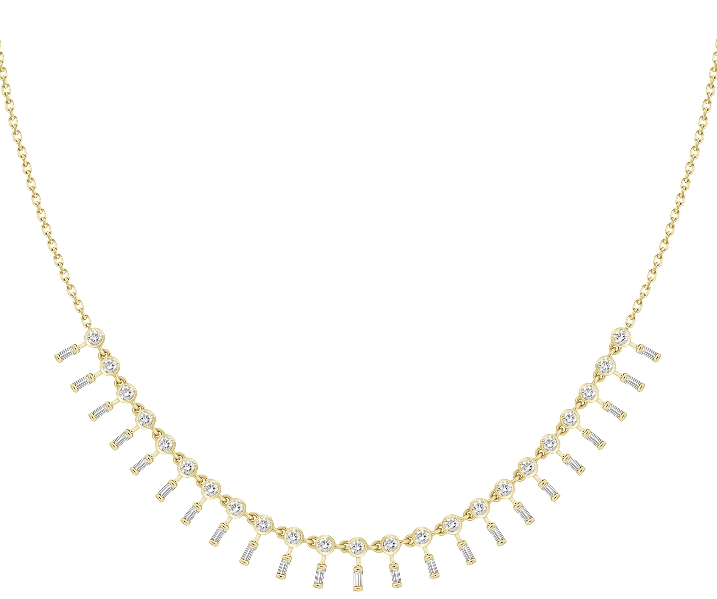 Antonia Diamond Station Necklace