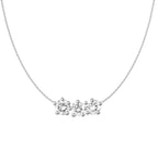 Francisca Three Diamond Necklace