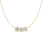 Francisca Three Diamond Necklace