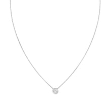Load image into Gallery viewer, Elora Solitaire Bezel Diamond Necklace .30 ct
