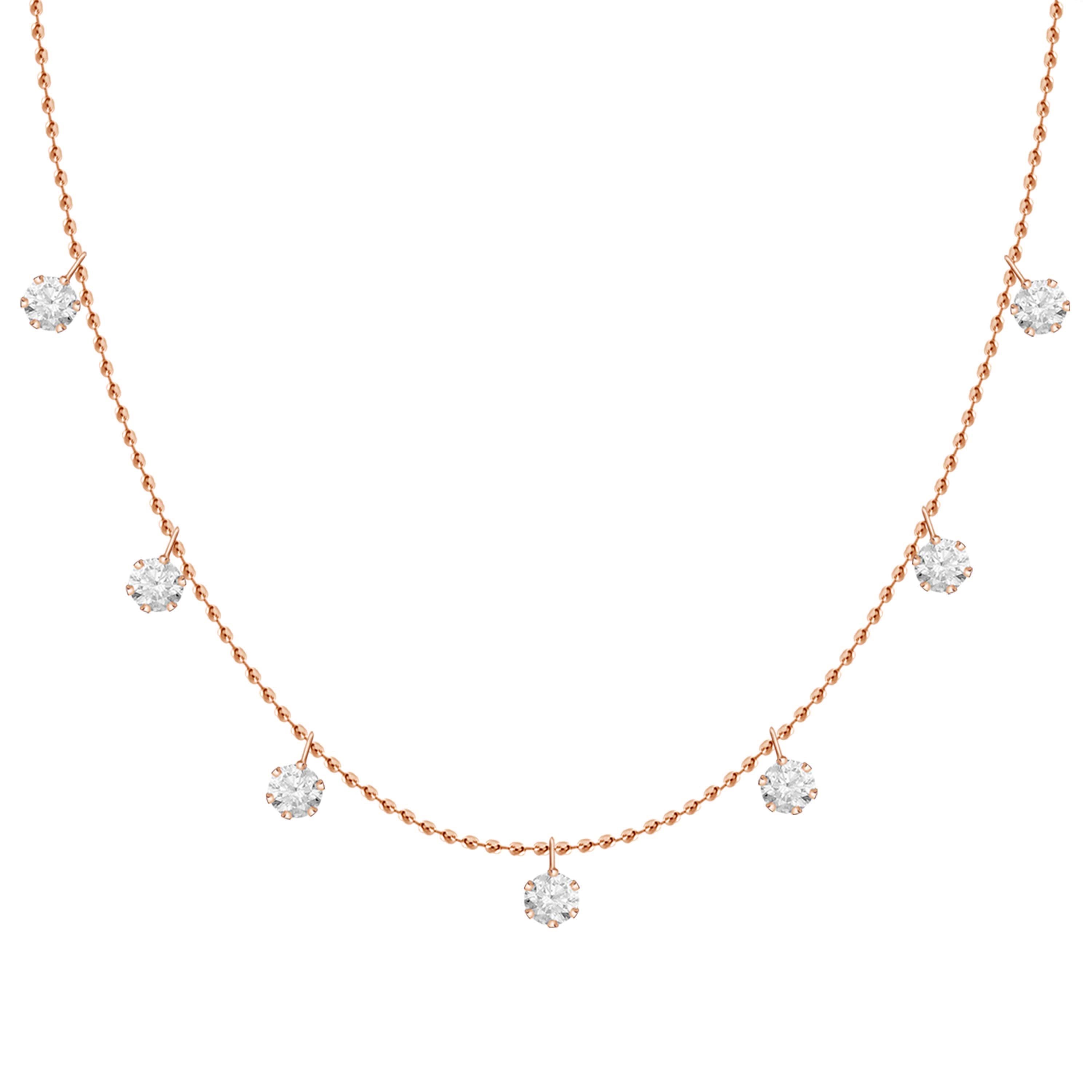 Elsa Diamond Station Necklace