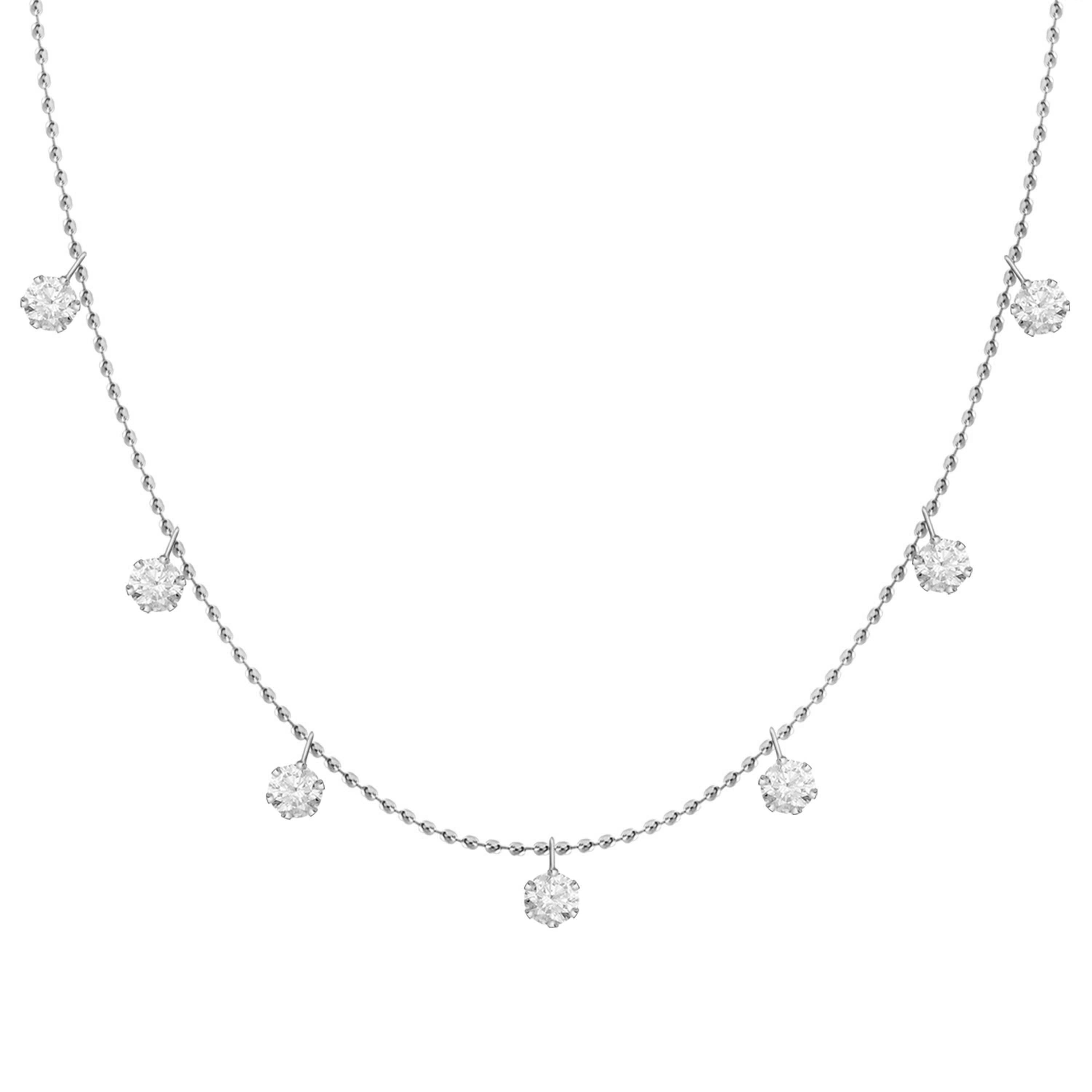 Elsa Diamond Station Necklace