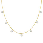 Elsa Diamond Station Necklace