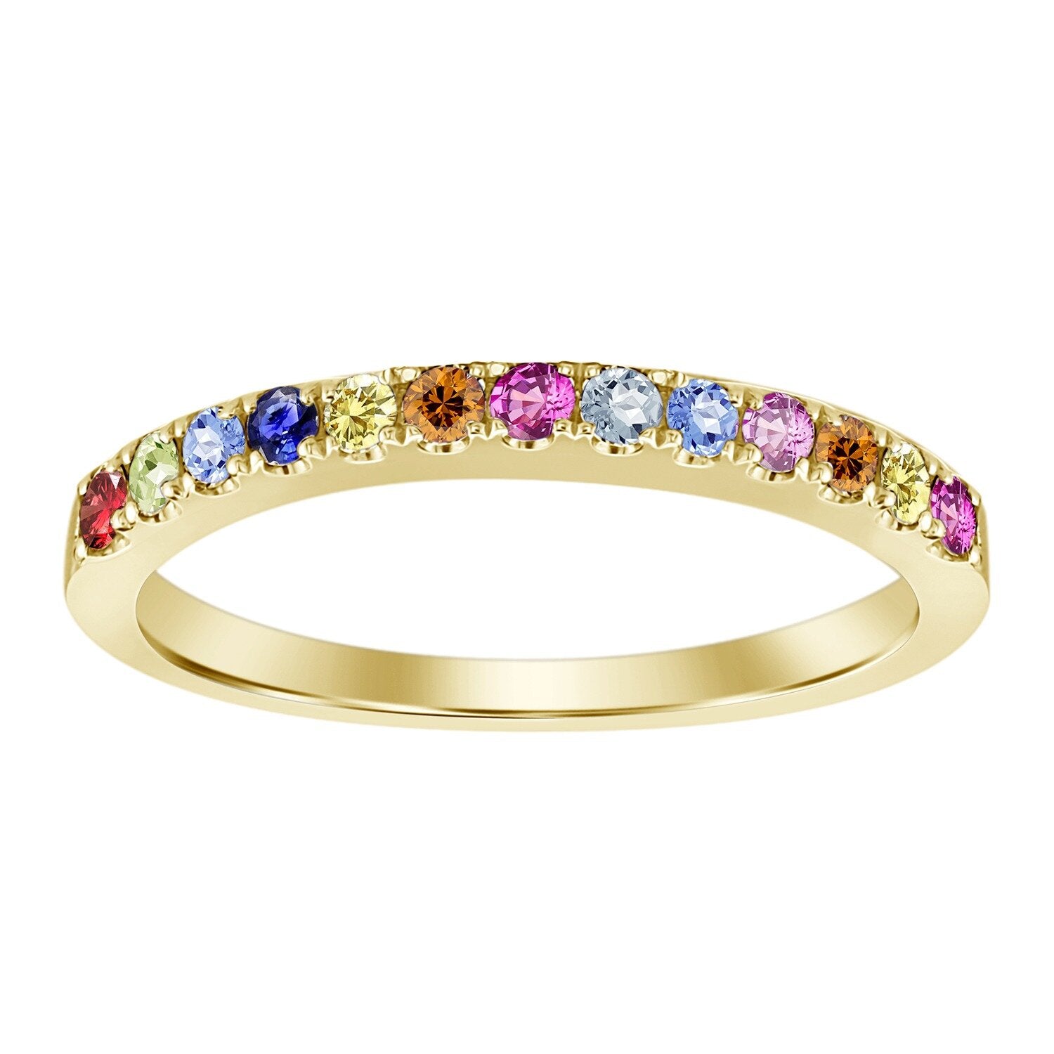 Rainbow Sapphire Ring