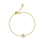 Anillo de cadena Bella con diamantes