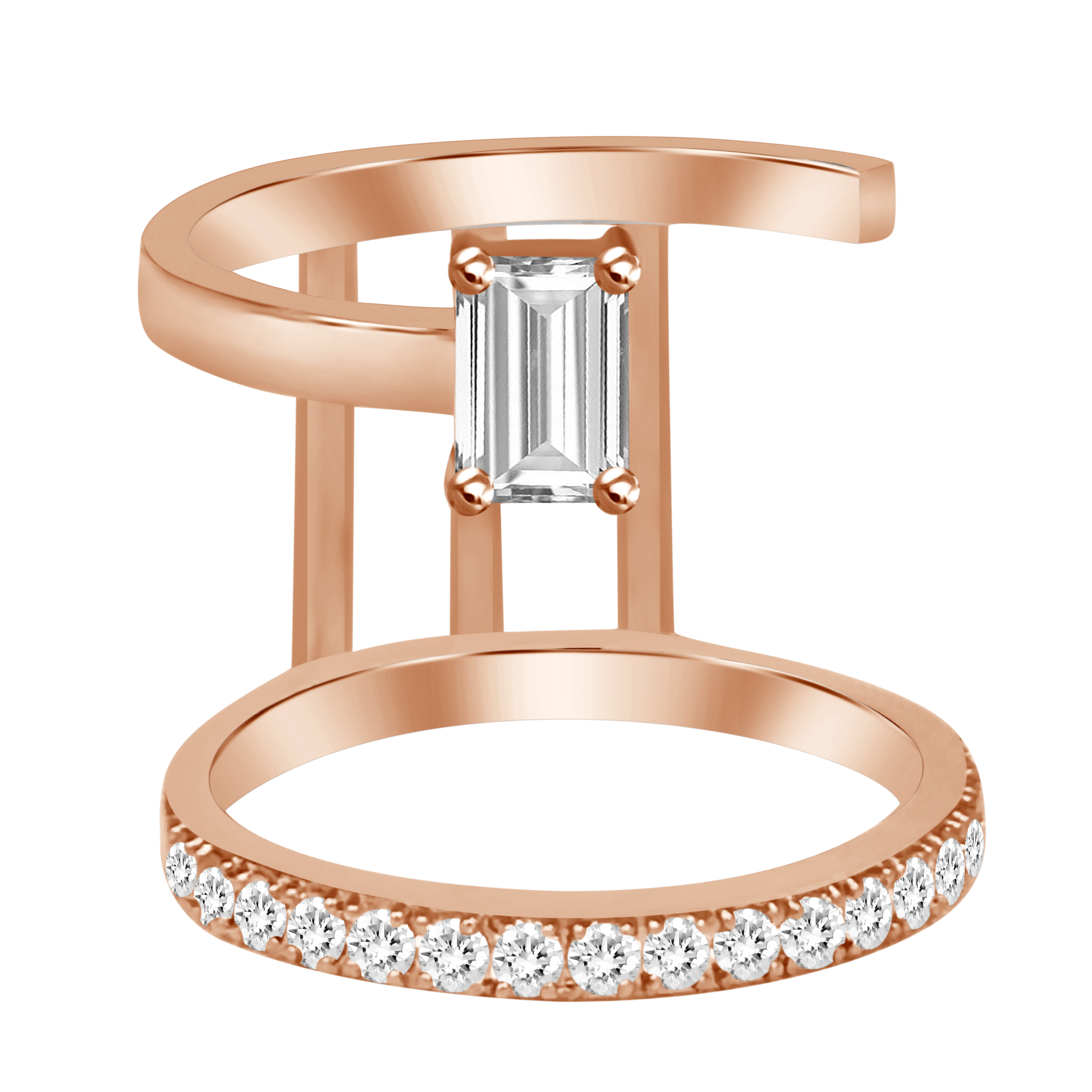 Anillo de diamantes Lisa