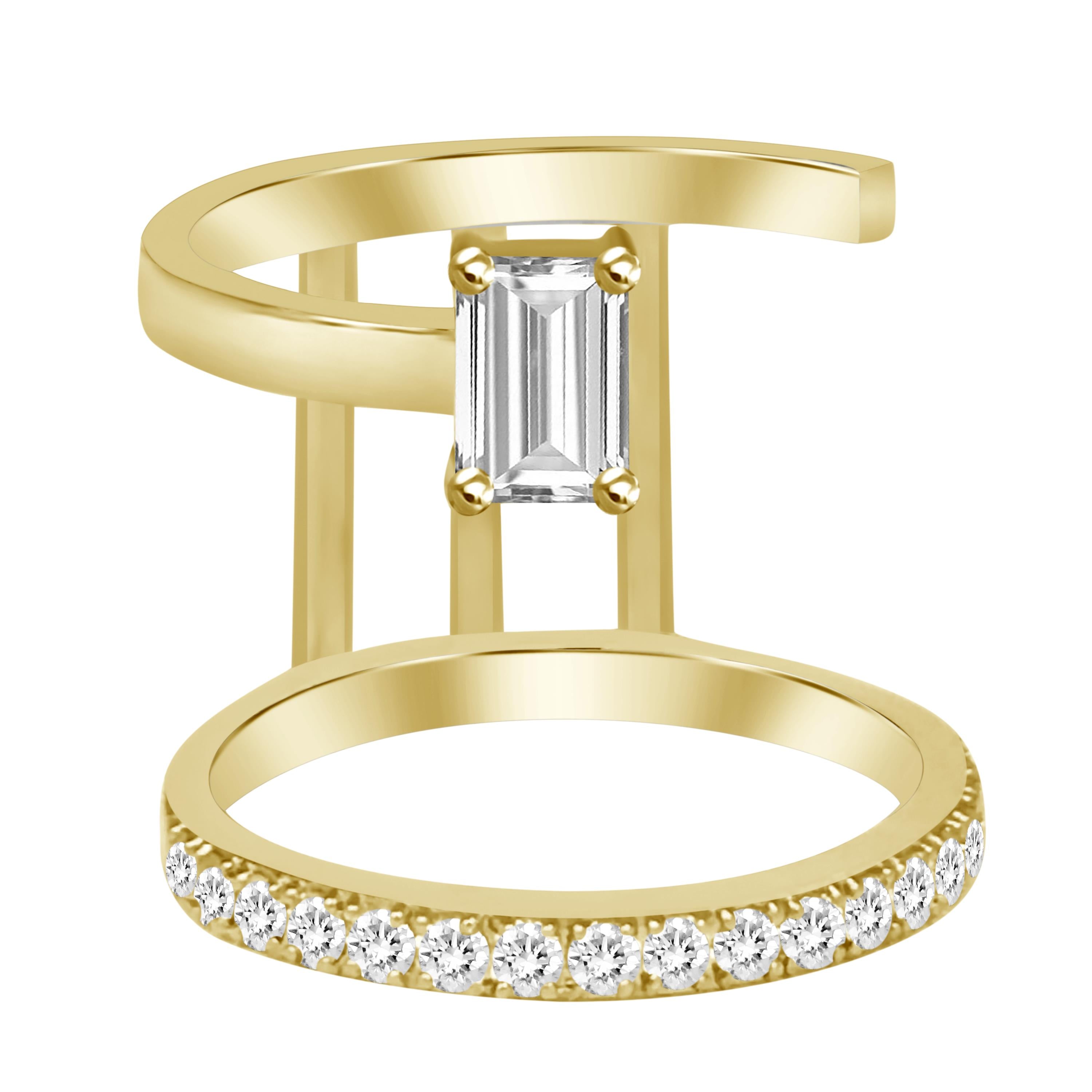 Anillo de diamantes Lisa