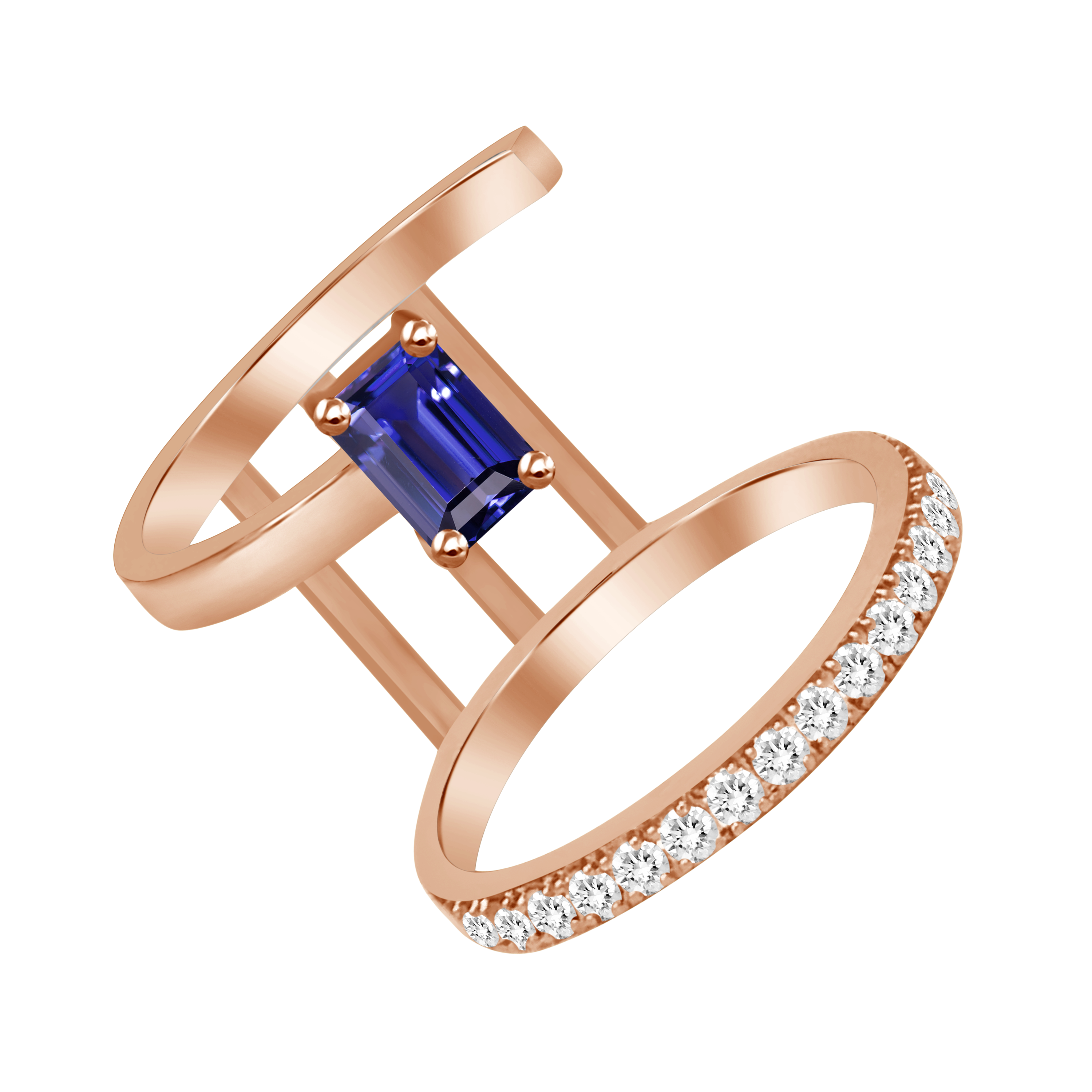 Gigi Sapphire Diamond Ring