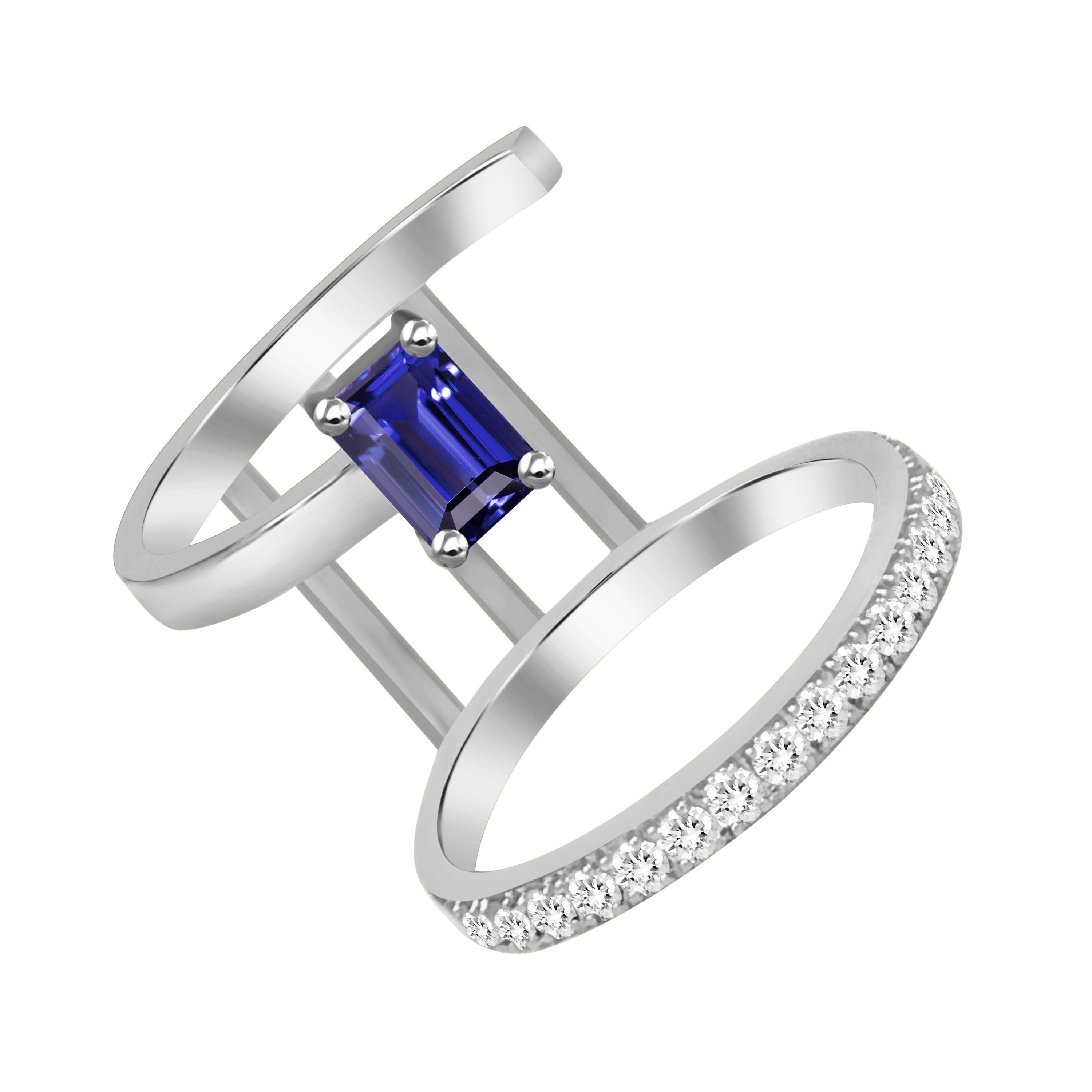 Gigi Sapphire Diamond Ring