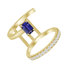 Gigi Sapphire Diamond Ring
