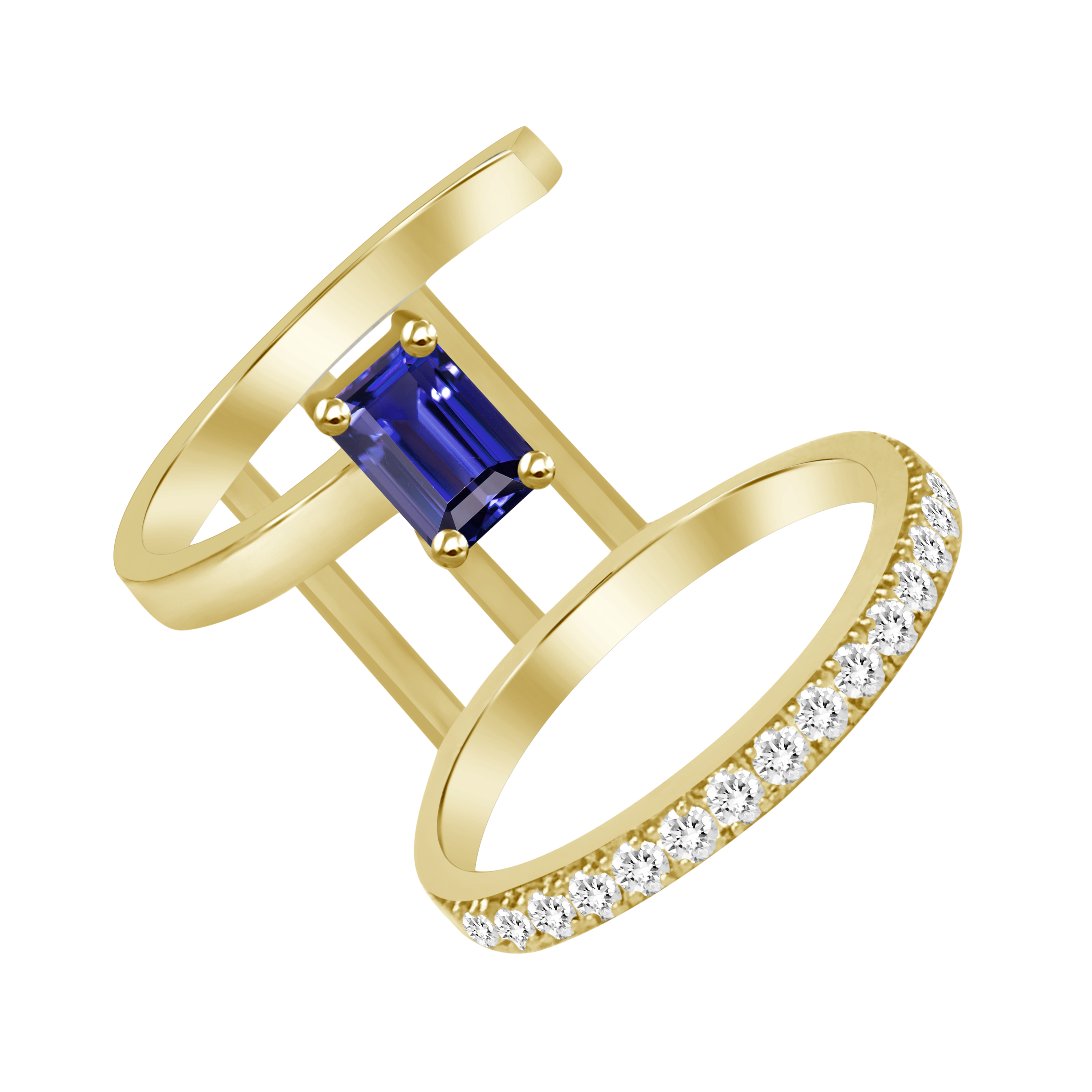 Gigi Sapphire Diamond Ring