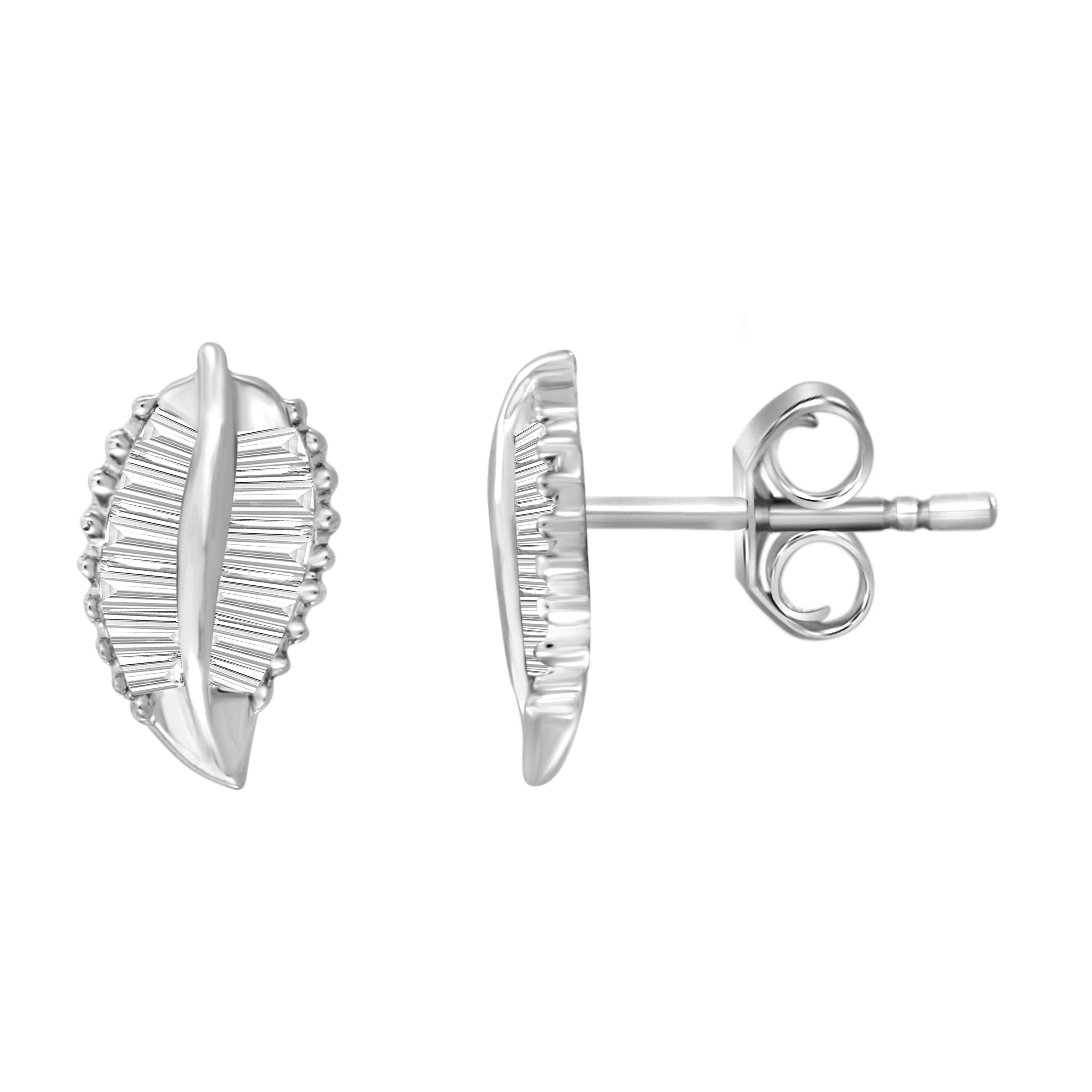 Leaves Diamond Studs