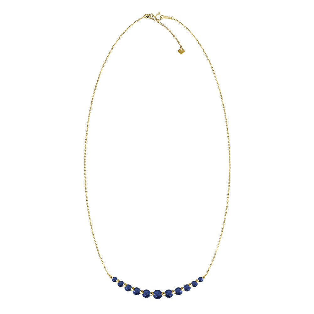 Gloria Blue Sapphire Necklace