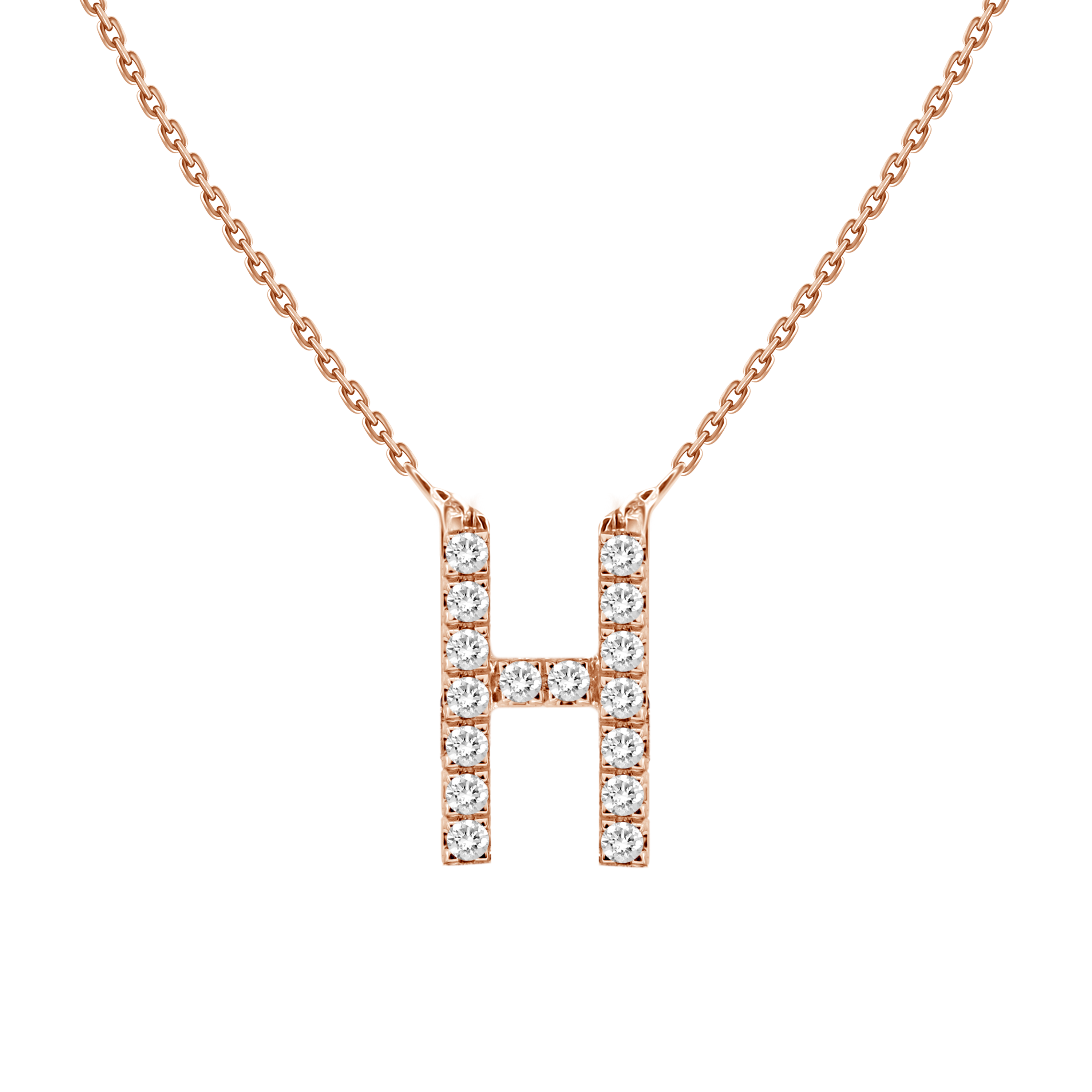 Alphabet Diamond Necklace