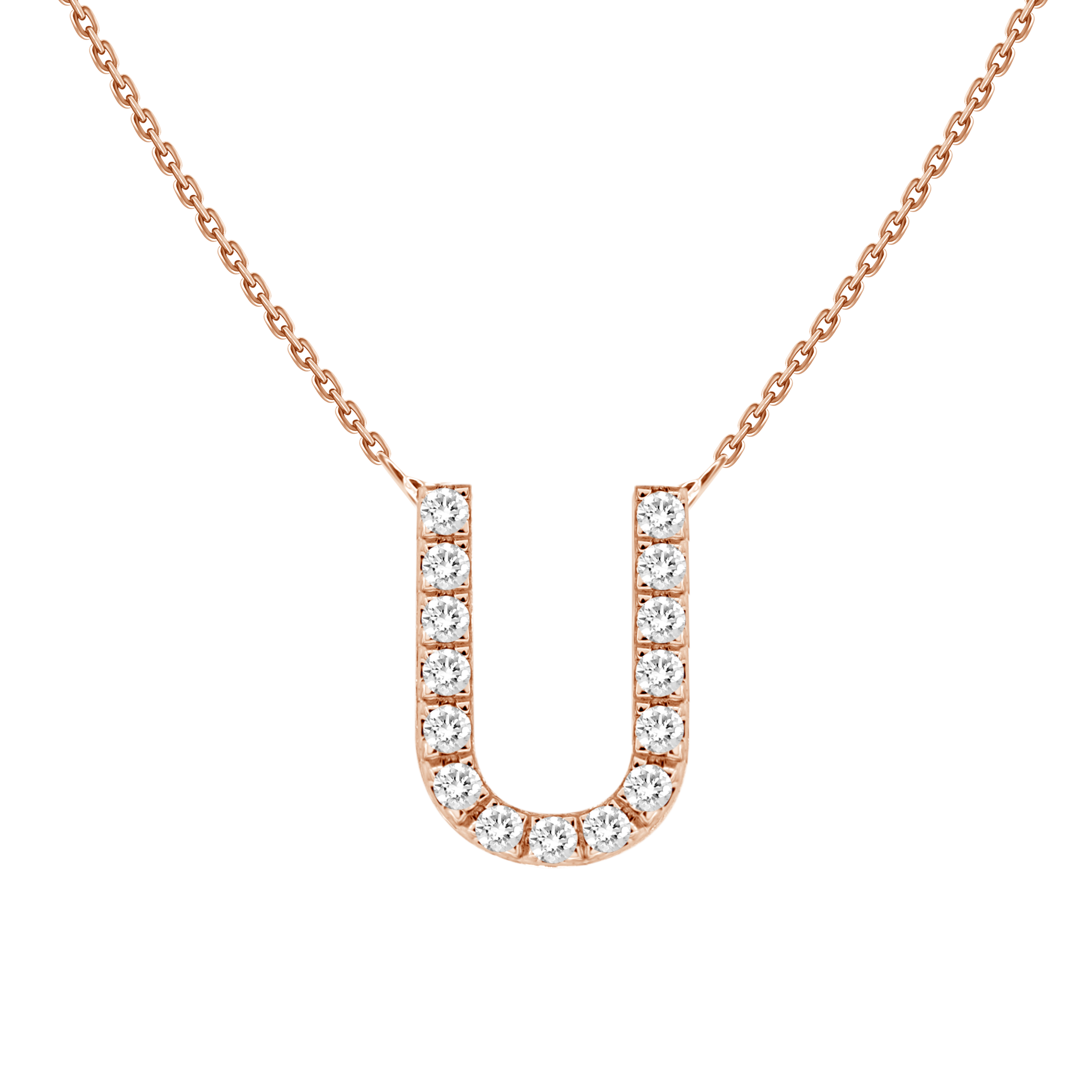 Alphabet Diamond Necklace