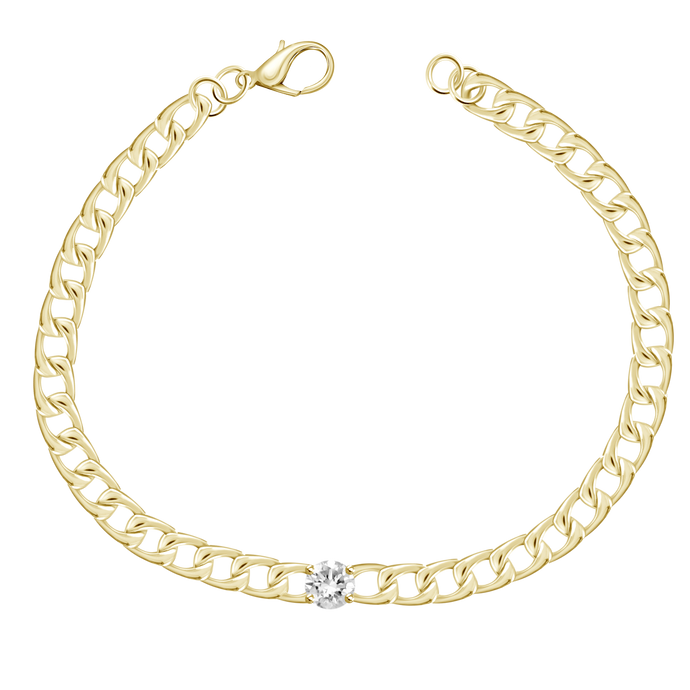 Alaia Diamond Cuban Bracelet