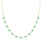 Capri Emerald Diamond Necklace