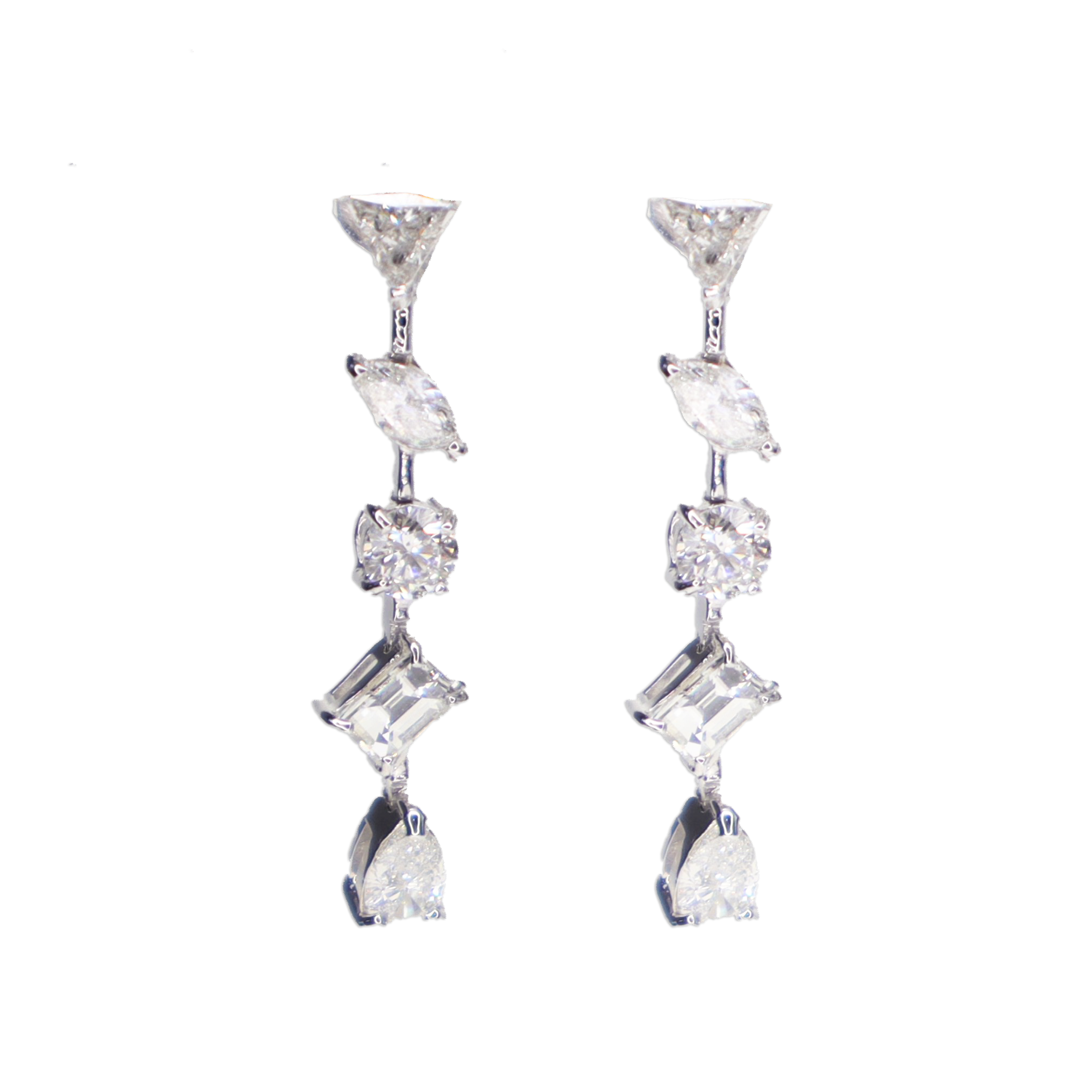 Nova Diamond Long Earrings