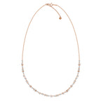 Jazmin Half Diamond Tennis Necklace