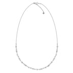 Jazmin Half Diamond Tennis Necklace