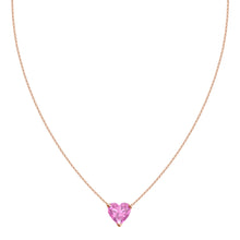 Load image into Gallery viewer, Cassandra Pink Sapphire Necklace
