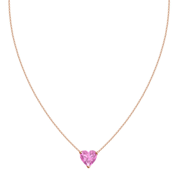 Cassandra Pink Sapphire Necklace