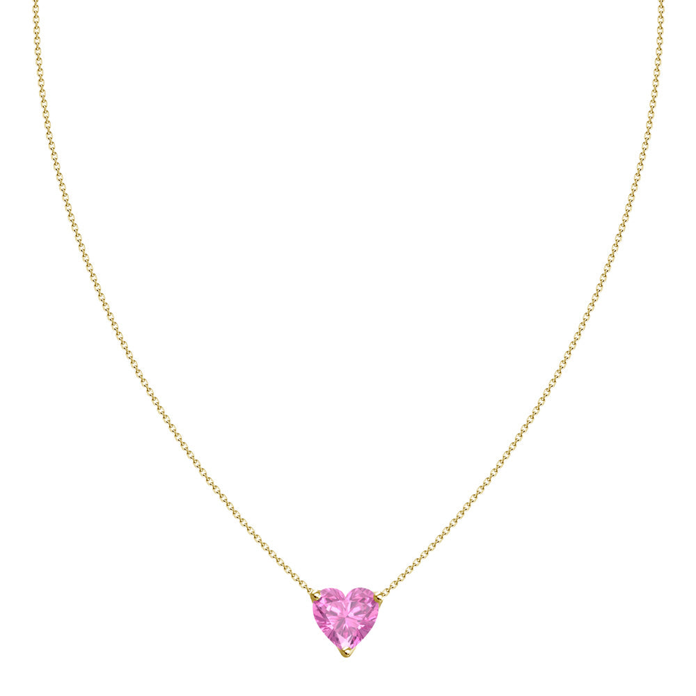 Cassandra Pink Sapphire Necklace
