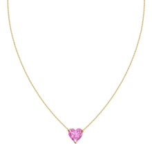 Load image into Gallery viewer, Cassandra Pink Sapphire Necklace
