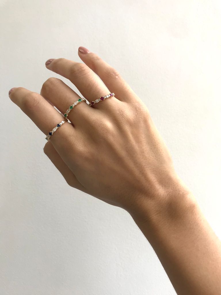 Ruth Ruby Diamond Ring