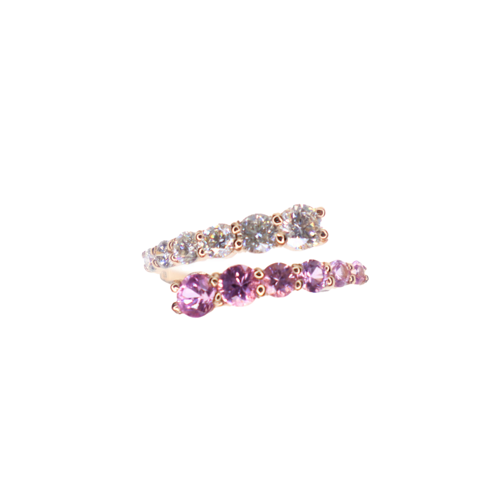 Anabelle Pink Sapphire Diamond Ring
