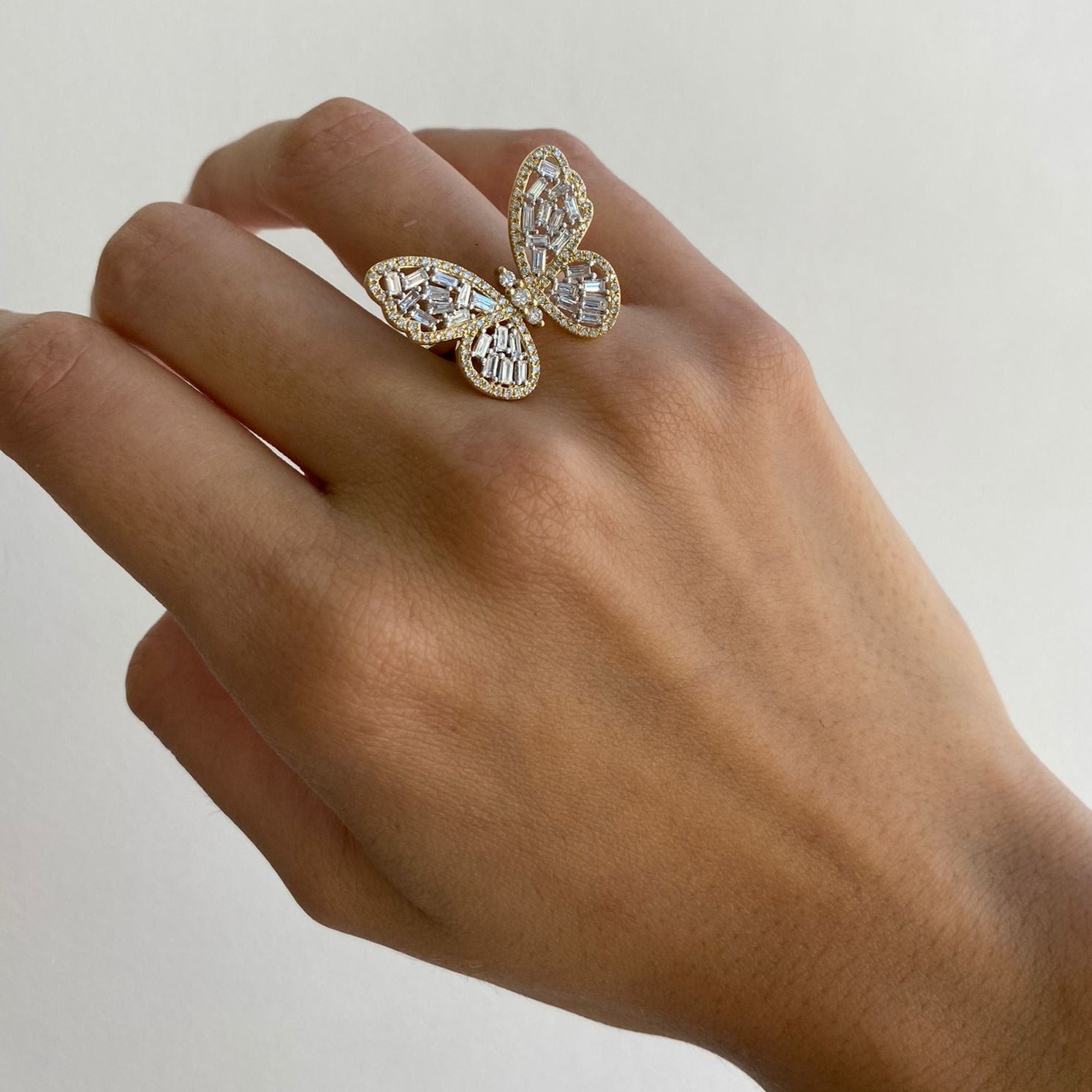 Butterfly Diamond Ring