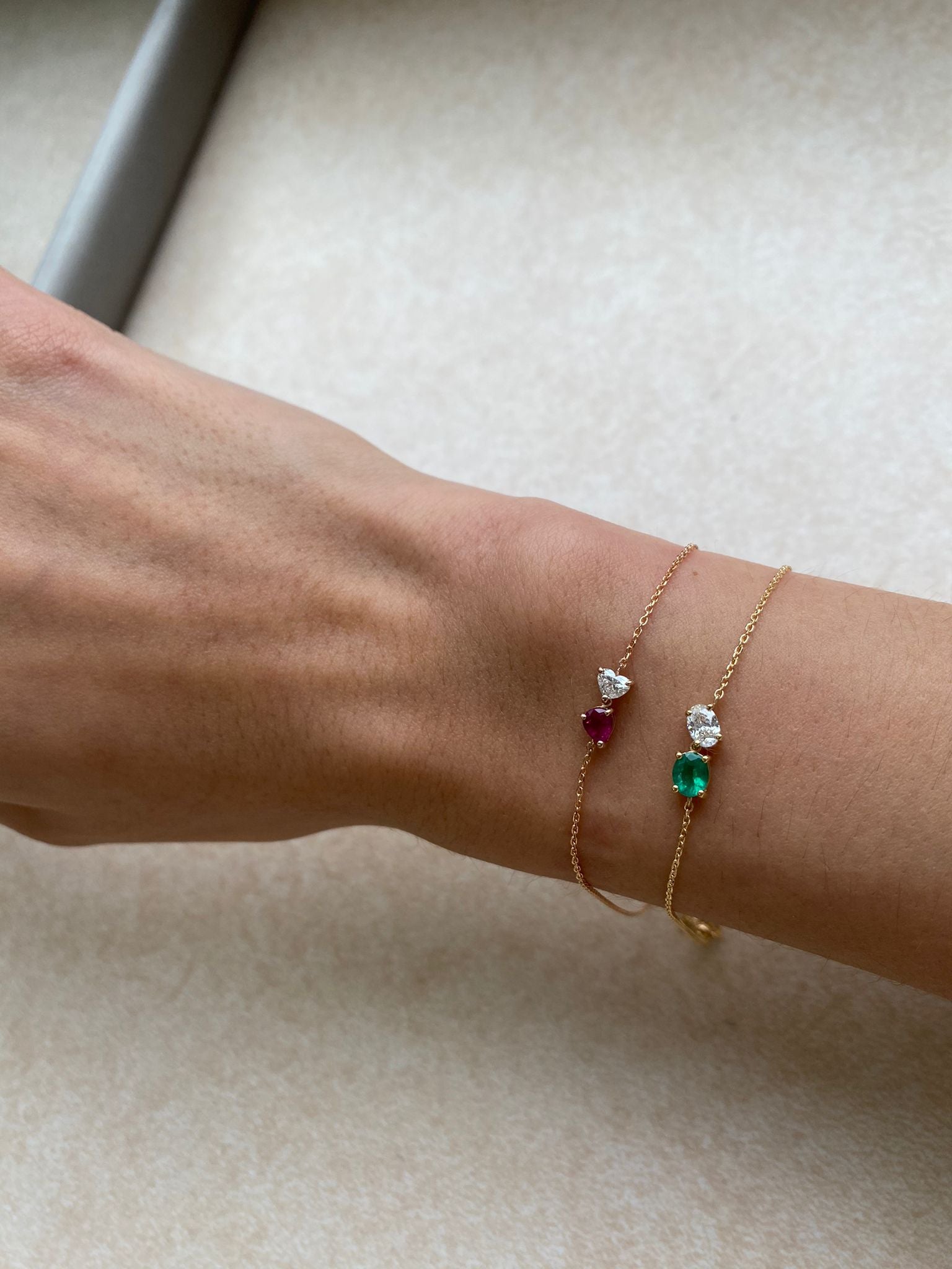 Alondra Ruby Diamond Bracelet