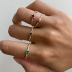Gianna Emerald Diamond Ring