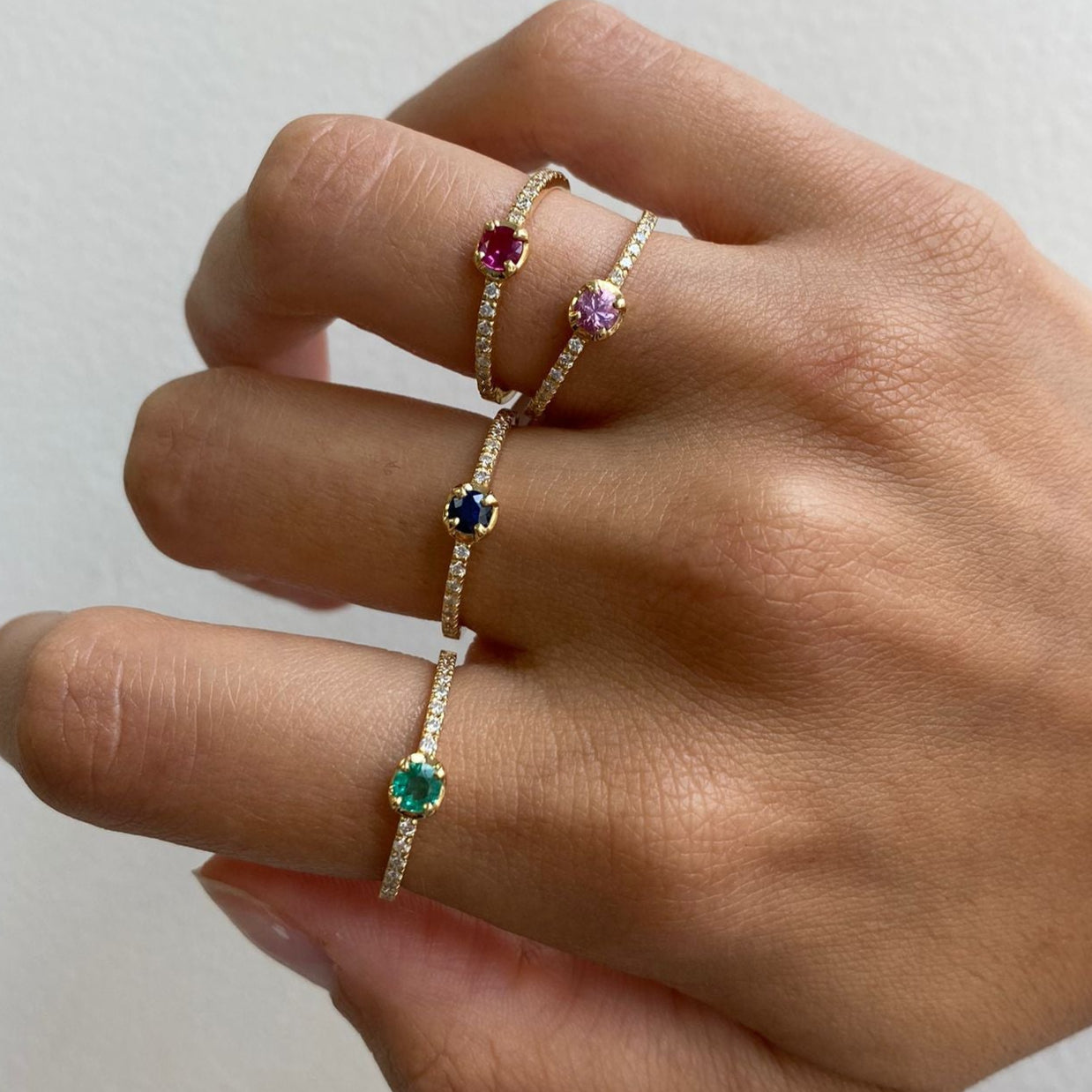Gianna Emerald Diamond Ring