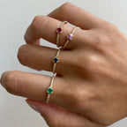Giovanna Pink Sapphire Diamond Ring